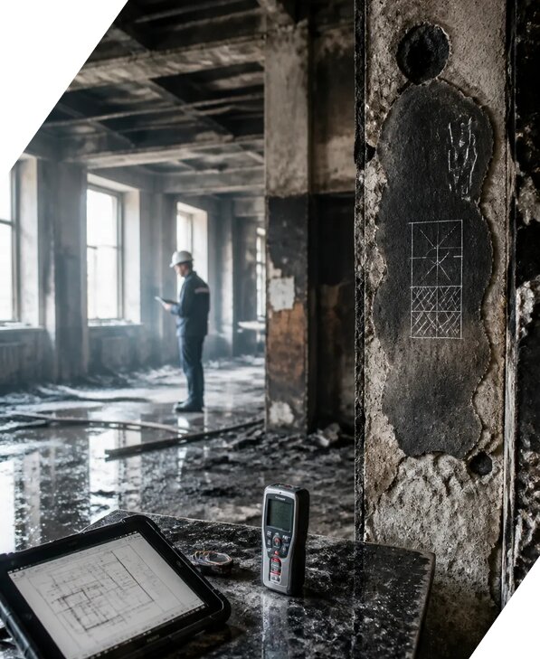 Обследование зданий после пожара в Тайшете от 15578 р. | ЭкспертизаРоссия